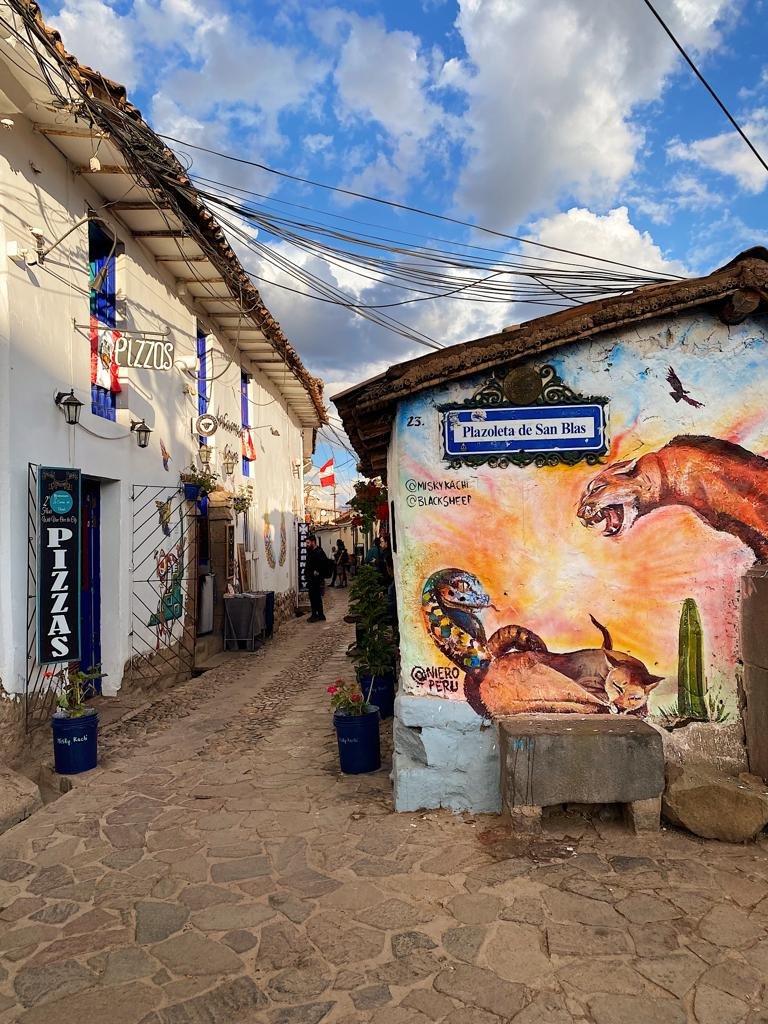 Vie del quartiere di San Blas, Cusco