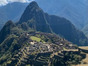 Vista sulle rovine di Machu Picchu